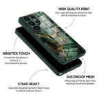 Gilded Green - Samsung Glass Case