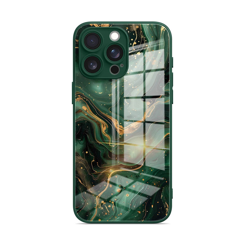 Gilded Green - iPhone Glass Case