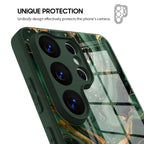 Gilded Green - Samsung Glass Case