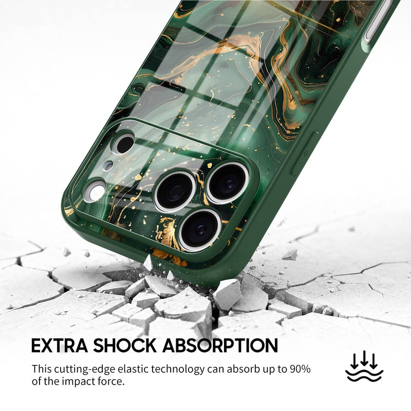 Gilded Green - iPhone Glass Case