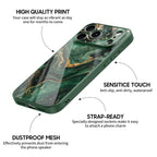 Gilded Green - iPhone Glass Case