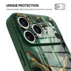 Gilded Green - iPhone Glass Case
