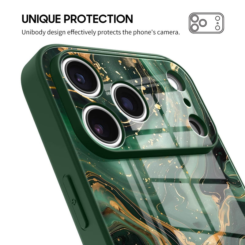 Gilded Green - iPhone Glass Case