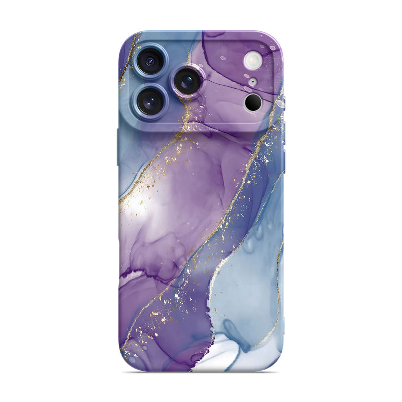 Purple Blue Gilt - iPhone Silicone Case