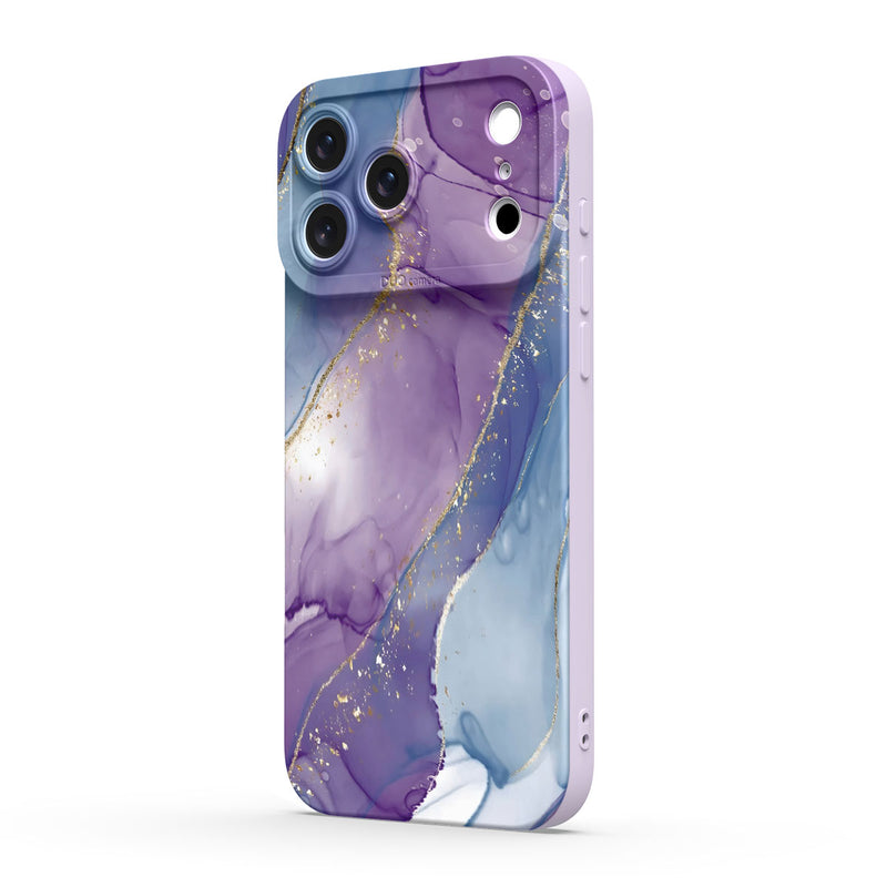 Purple Blue Gilt - iPhone Silicone Case