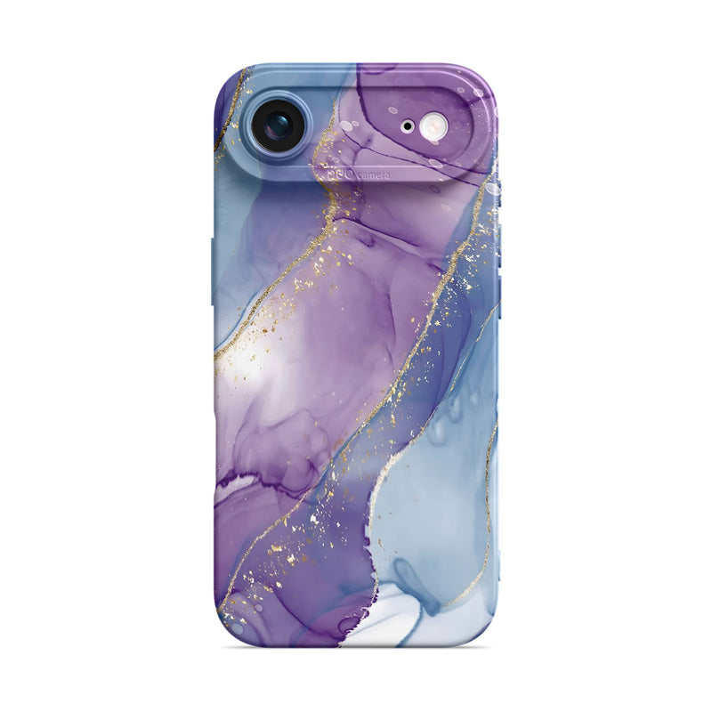 Purple Blue Gilt - iPhone Silicone Case