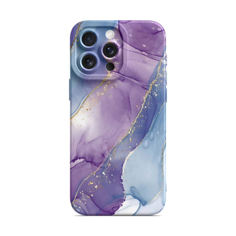 Purple Blue Gilt - iPhone Silicone Case