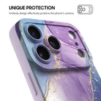 Purple Blue Gilt - iPhone Silicone Case
