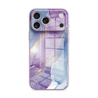 Purple Blue Gilt - iPhone Glass Case