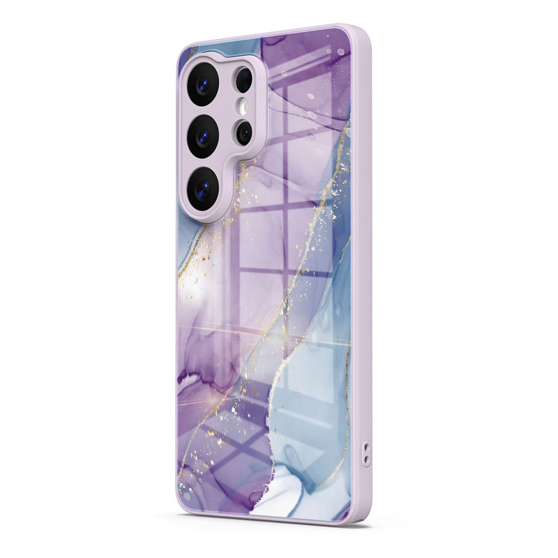 Purple Blue Gilt - Samsung Glass Case