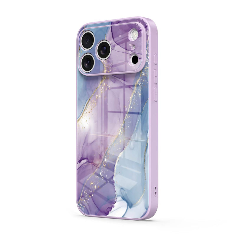 Purple Blue Gilt - iPhone Glass Case