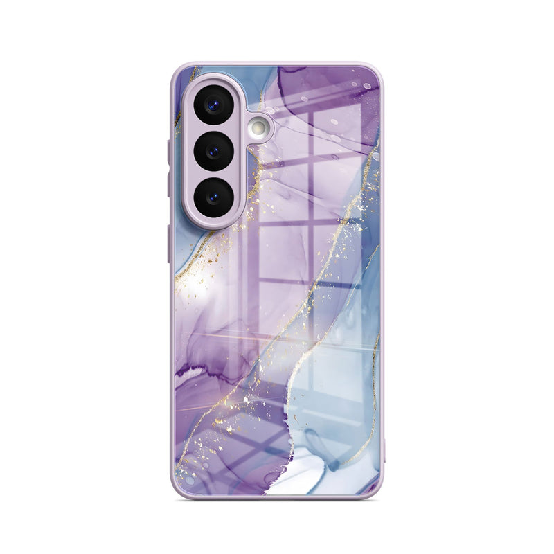 Purple Blue Gilt - Samsung Glass Case