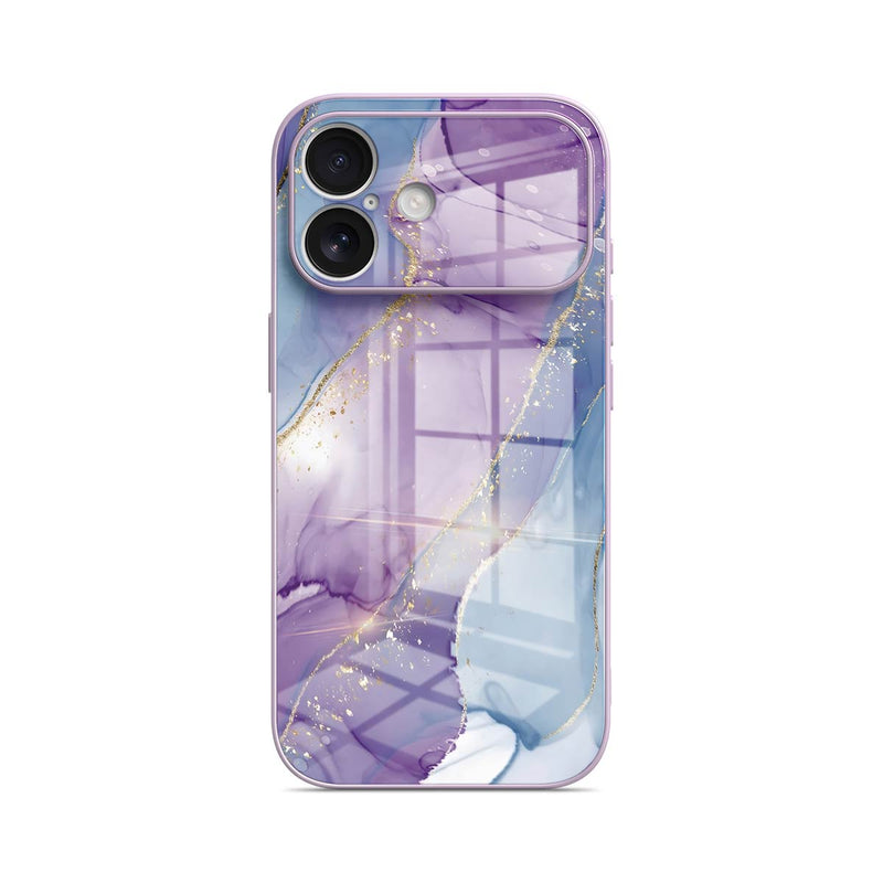 Purple Blue Gilt - iPhone Glass Case