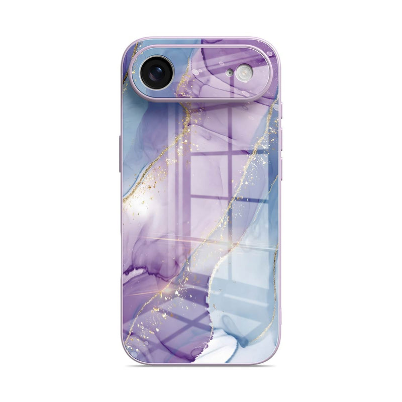 Purple Blue Gilt - iPhone Glass Case