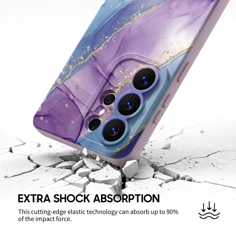 Purple Blue Gilt - Samsung Silicone Case