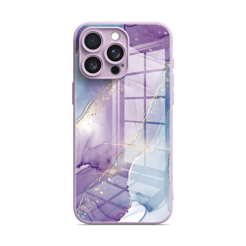 Purple Blue Gilt - iPhone Glass Case