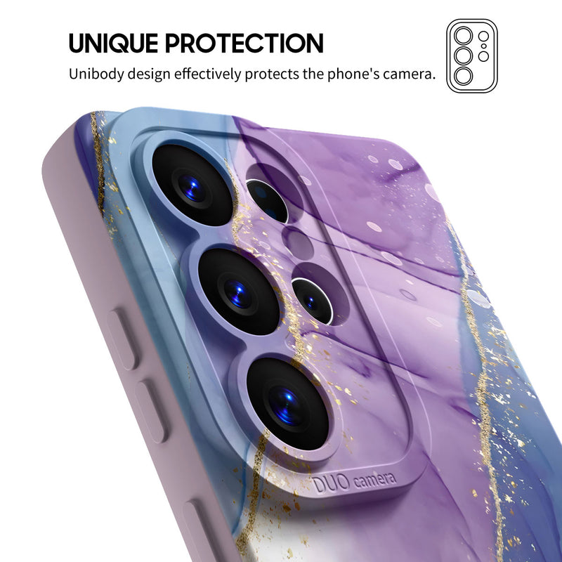 Purple Blue Gilt - Samsung Silicone Case