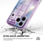 Purple Blue Gilt - iPhone Glass Case
