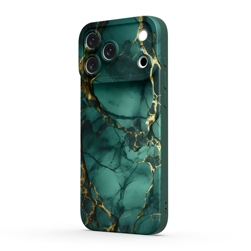 Broken Agate Green - iPhone Silicone Case