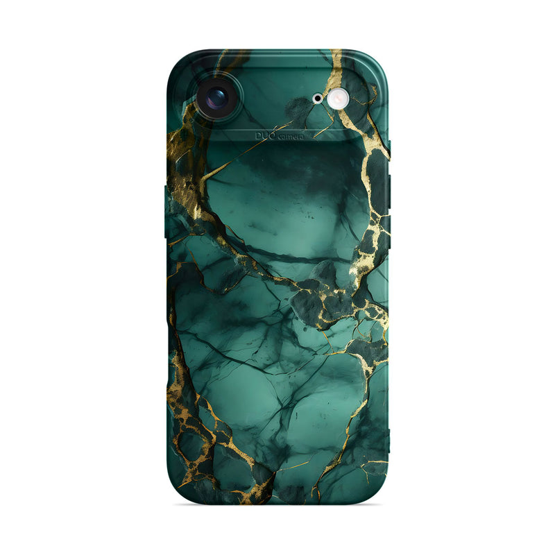 Broken Agate Green - iPhone Silicone Case