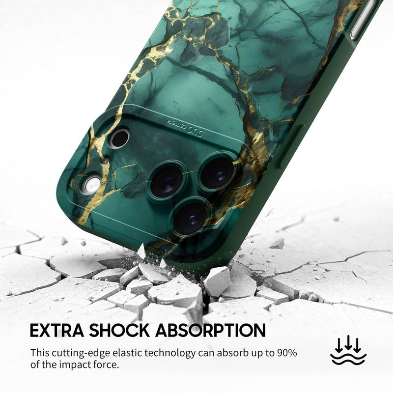 Broken Agate Green - iPhone Silicone Case