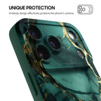 Broken Agate Green - iPhone Silicone Case