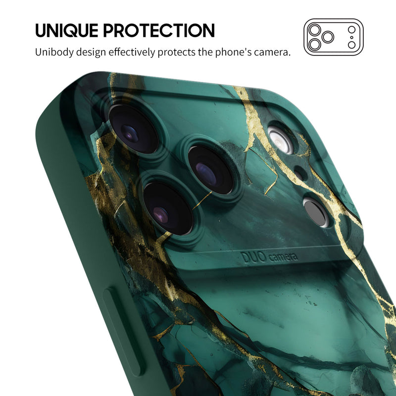 Broken Agate Green - iPhone Silicone Case