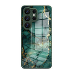 Broken Agate Green - Samsung Glass Case