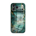 Broken Agate Green - iPhone Glass Case