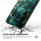 Broken Agate Green - Samsung Silicone Case