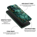 Broken Agate Green - Samsung Silicone Case
