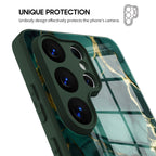 Broken Agate Green - Samsung Glass Case
