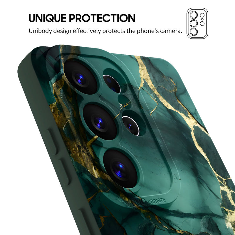 Broken Agate Green - Samsung Silicone Case