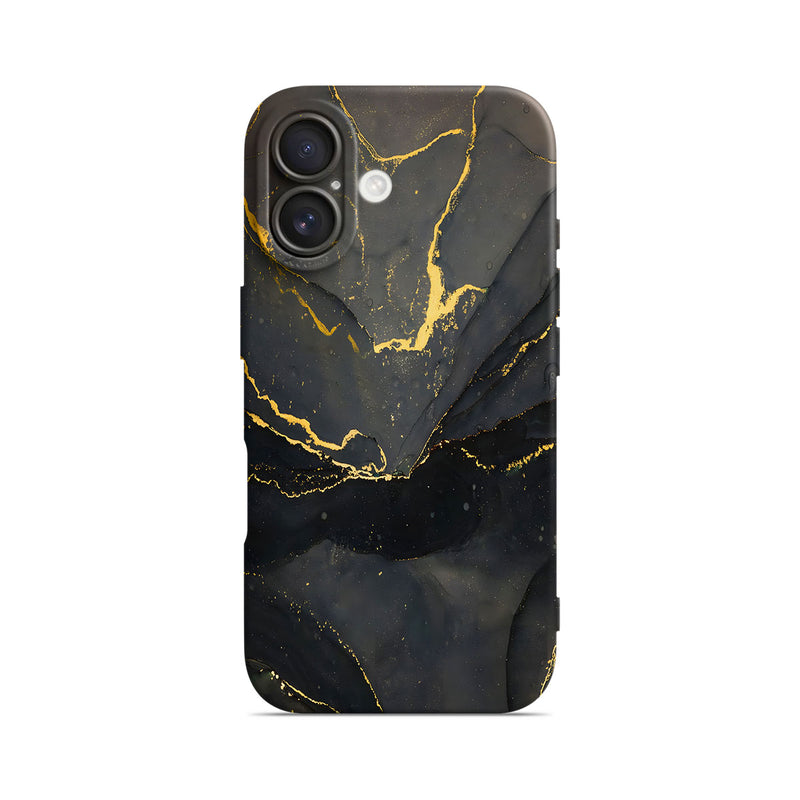 Black Gold Sand - iPhone Silicone Case