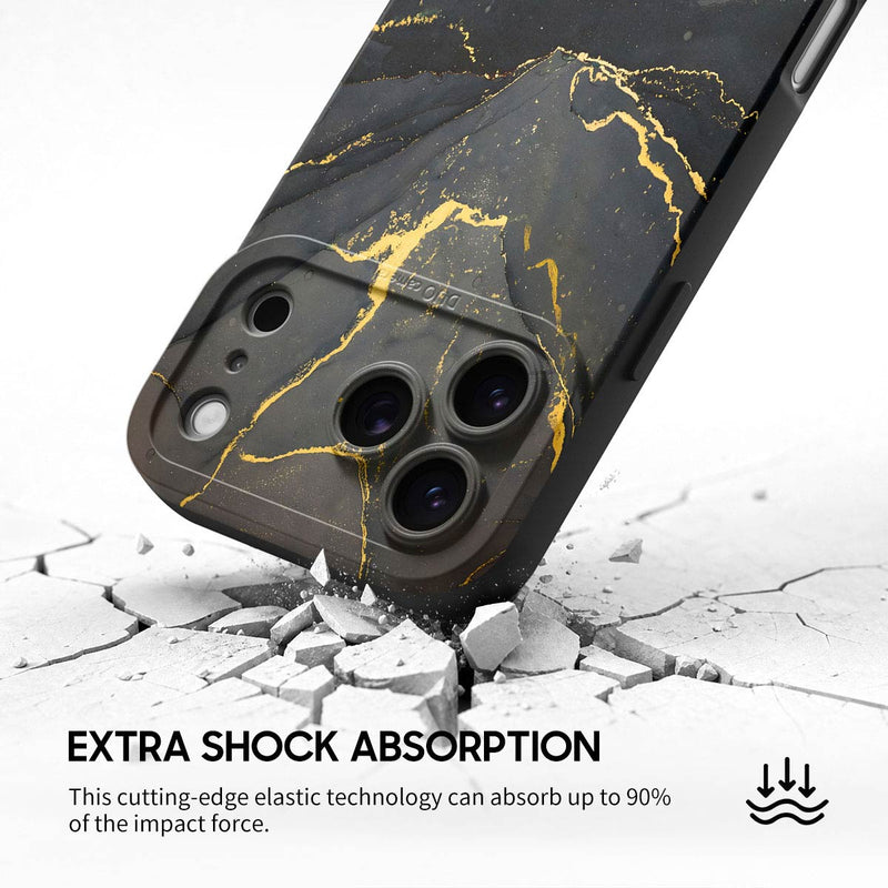 Black Gold Sand - iPhone Silicone Case