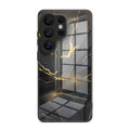 Black Gold Sand - Samsung Glass Case
