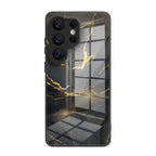 Black Gold Sand - Samsung Glass Case