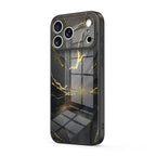 Black Gold Sand - iPhone Glass Case