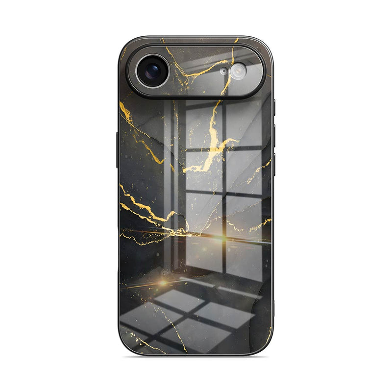 Black Gold Sand - iPhone Glass Case