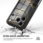 Black Gold Sand - iPhone Glass Case