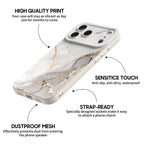 Gray Gold Sand - iPhone Silicone Case