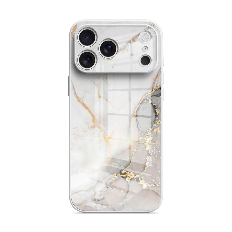 Gray Gold Sand - iPhone Glass Case