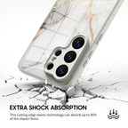 Gray Gold Sand - Samsung Glass Case