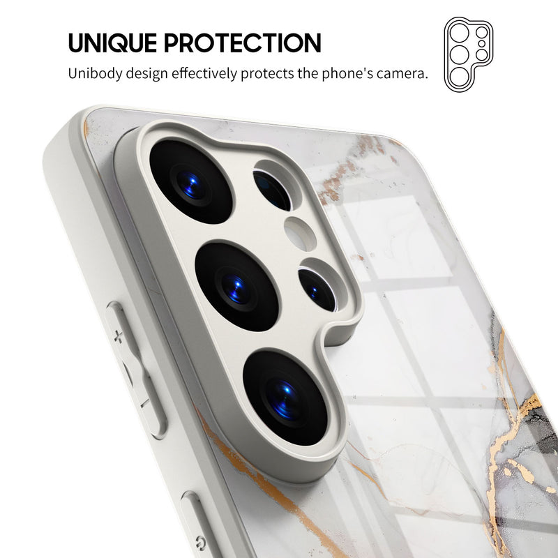 Gray Gold Sand - Samsung Glass Case
