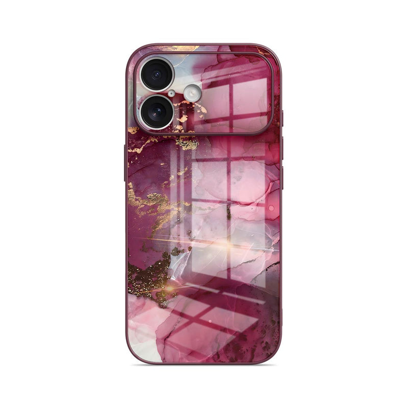Red Yarn Jade - iPhone Glass Case
