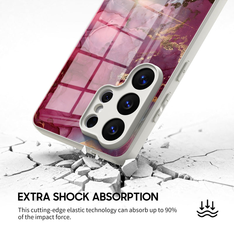 Red Yarn Jade - Samsung Glass Case