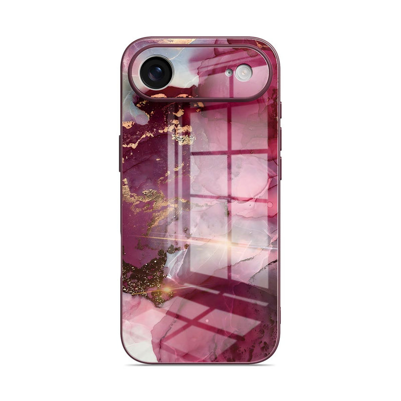 Red Yarn Jade - iPhone Glass Case