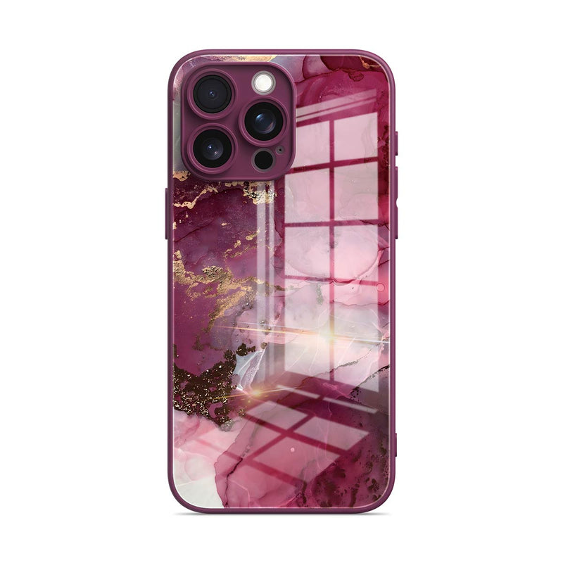 Red Yarn Jade - iPhone Glass Case