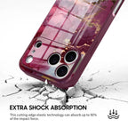 Red Yarn Jade - iPhone Glass Case
