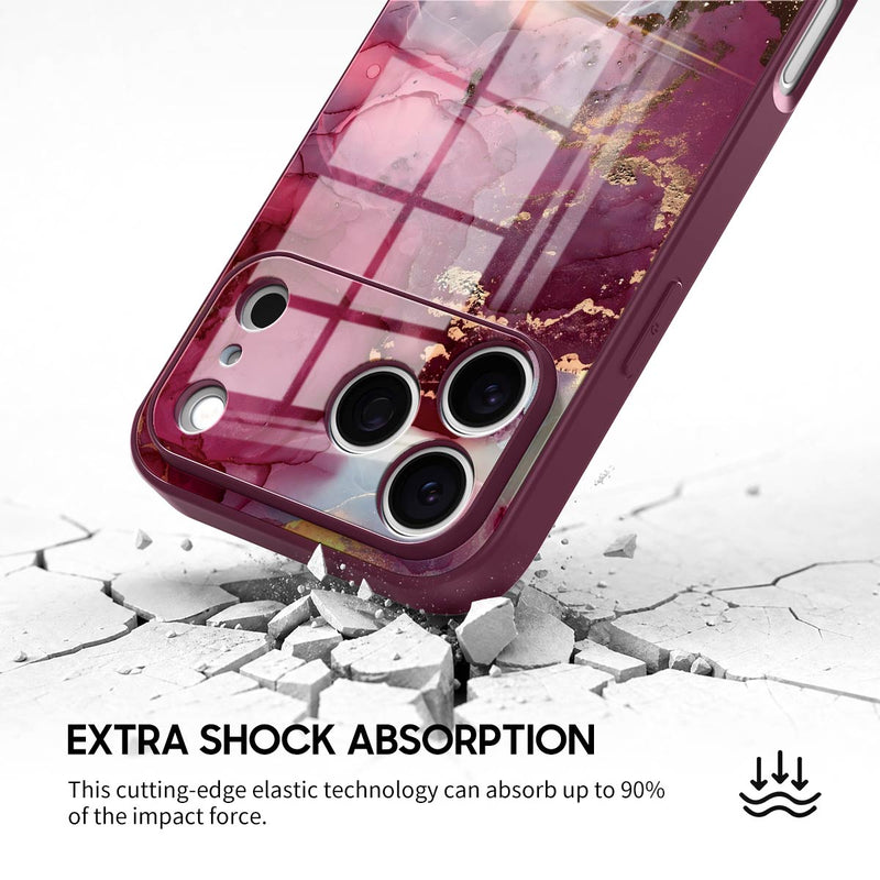 Red Yarn Jade - iPhone Glass Case
